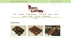 Desktop Screenshot of mouseschocolates.com